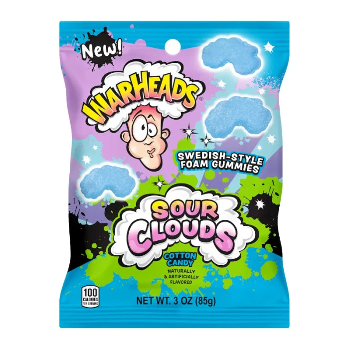Warheads Sour Clouds Cotton Candy