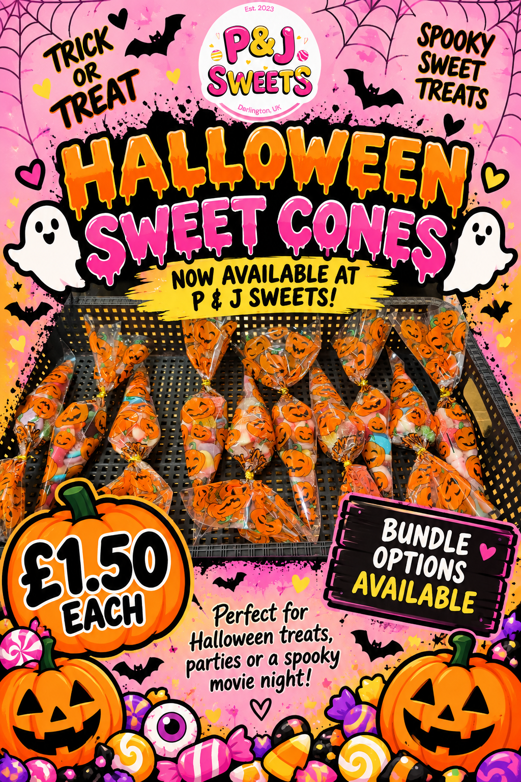 Halloween sweet cone
