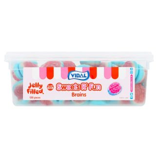 Vidal Jelly Filled Sweets R' Fun Brains 120 Pieces 720g
