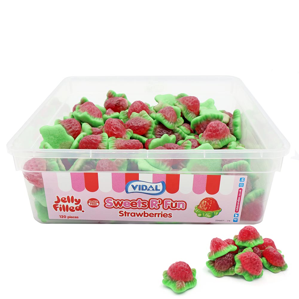 Vidal Jelly Filled Strawberries 780g