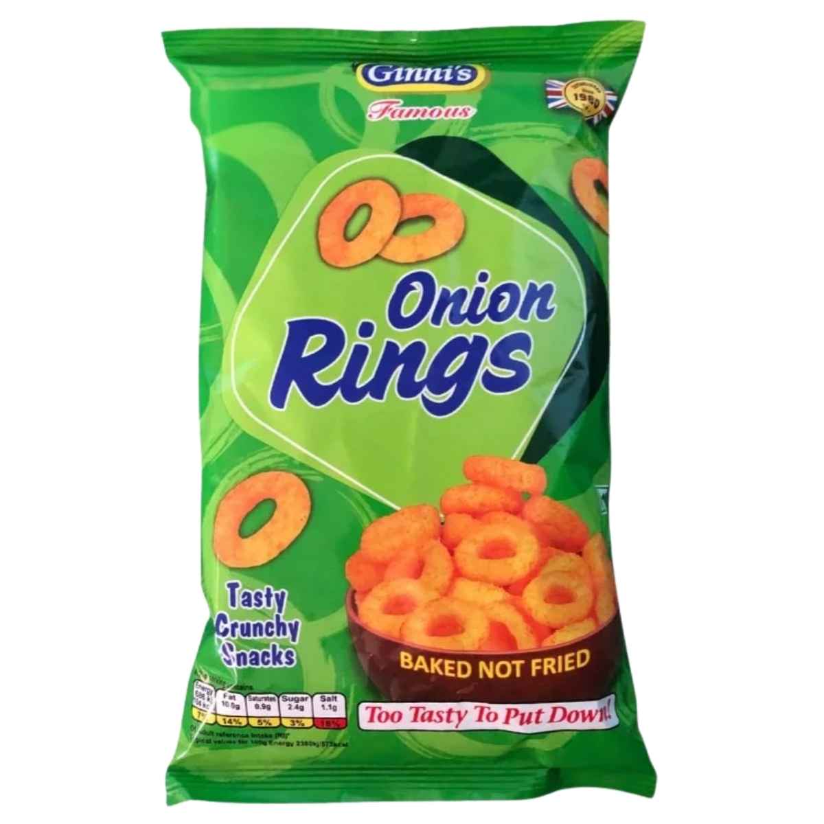 Ginni Onion Rings 90G