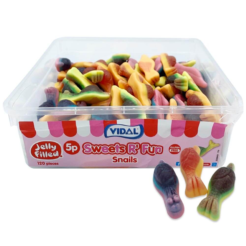 Vidal Jelly Filled Snails 780g
