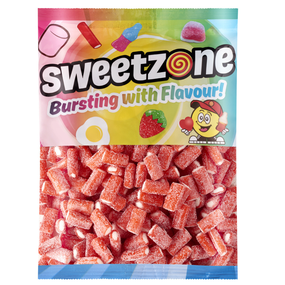 Sweetzone Fizzy Strawberry Pencils Bag 1kg