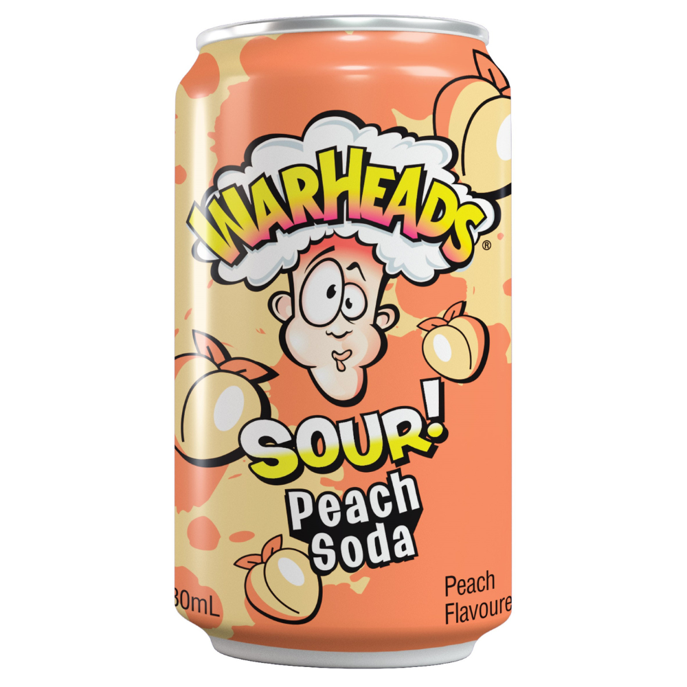 Warheads Sour Peach Soda