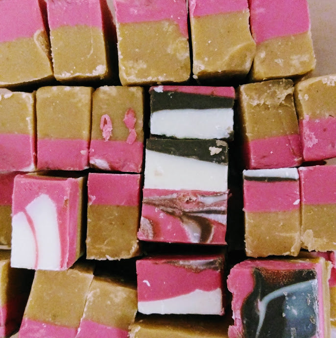 Strawberry Cheesecake Fudge