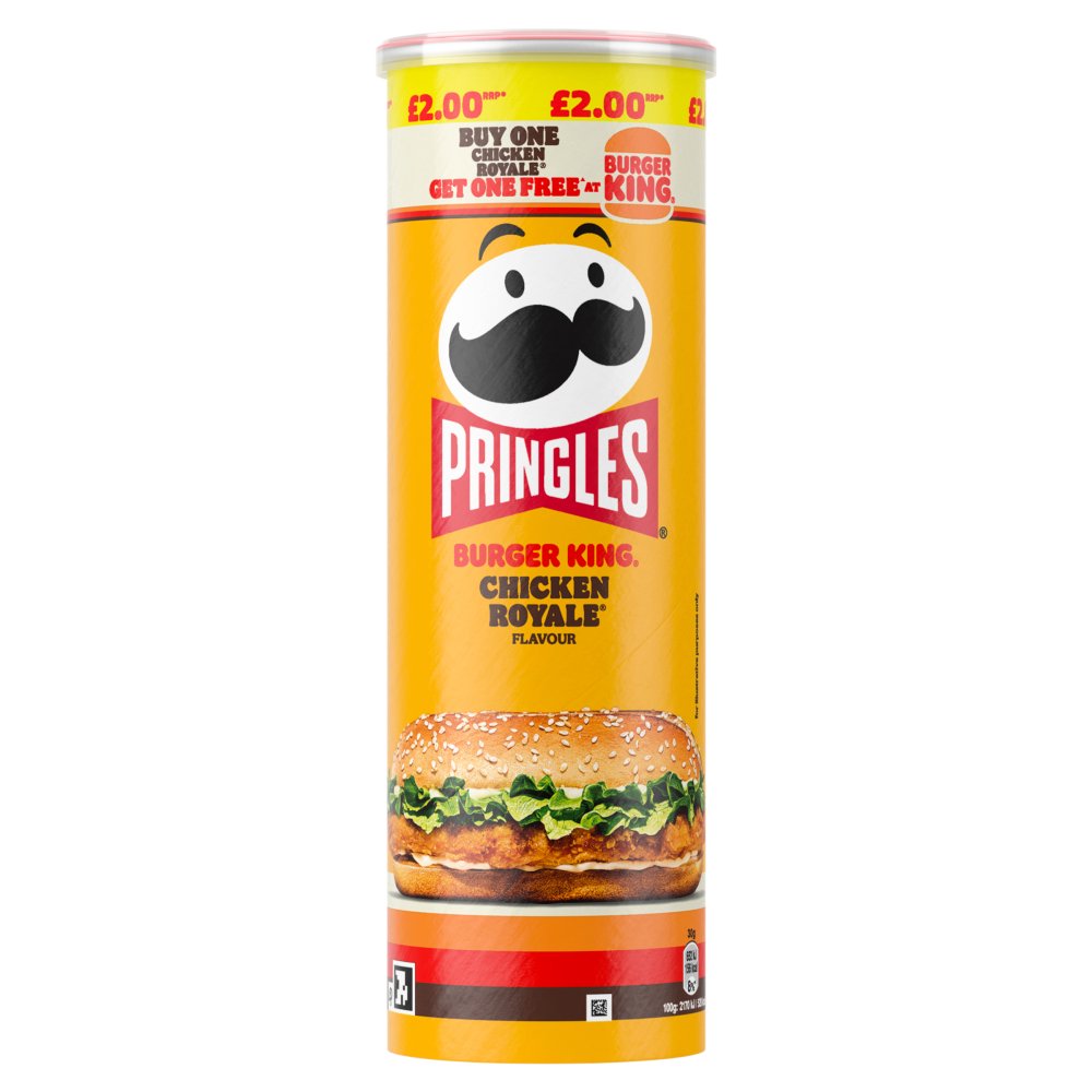 Pringles Burger King Chicken Royale Sharing Crisps