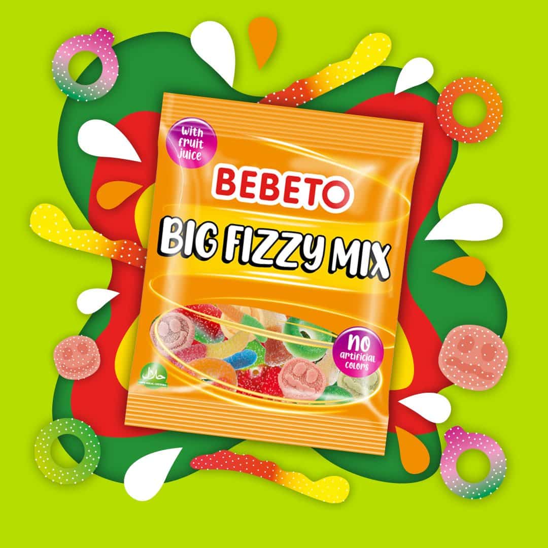 Bebeto Big Fizzy Mix 150g