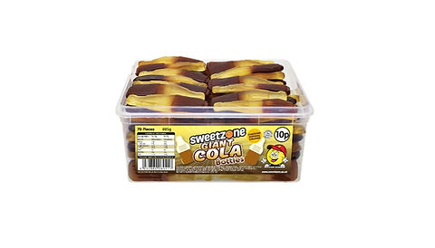 Sweetzone Giant Cola Bottles Tub 742g