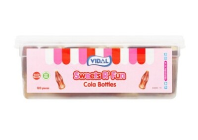 Vidal Sweets R' Fun Fizzy Cola Bottles 120 Pieces 864g