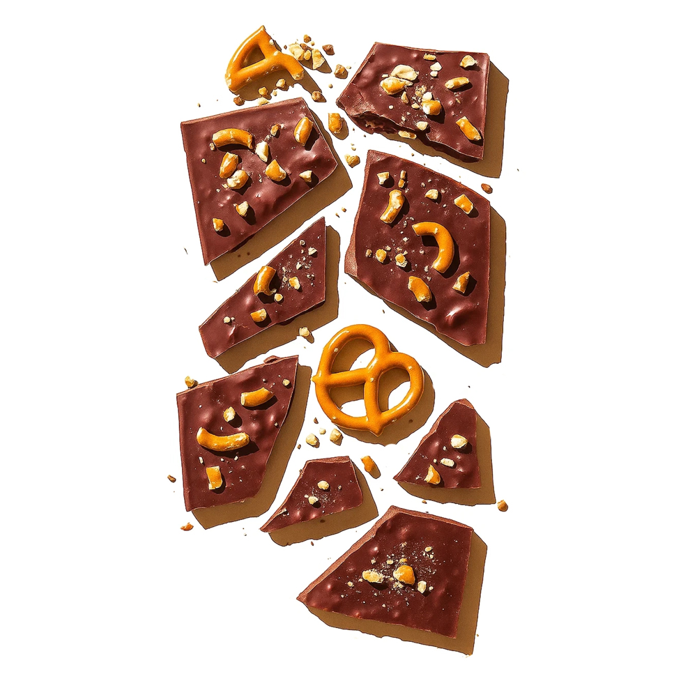 Dirty Cow Pretzel Picnic Plant Based Chocolate Bar 80g