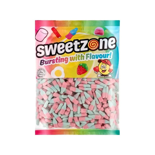 Sweetzone Mini Fizzy Blue Bottles 1kg