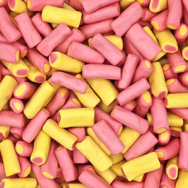 HARIBO Rhubarb & Custard Chewy Sweets Tub 810g