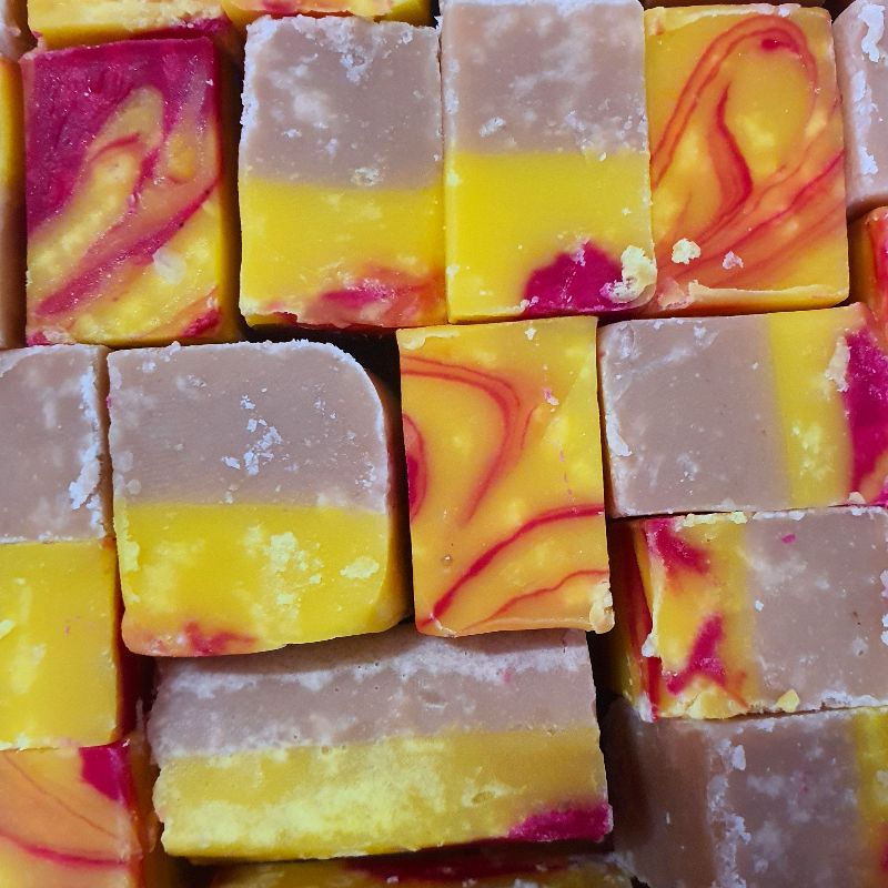 Lemon & Raspberry Cheesecake Fudge