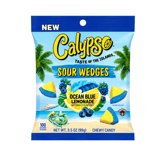 Calypso Sour Wedges Ocean Blue Lemonade