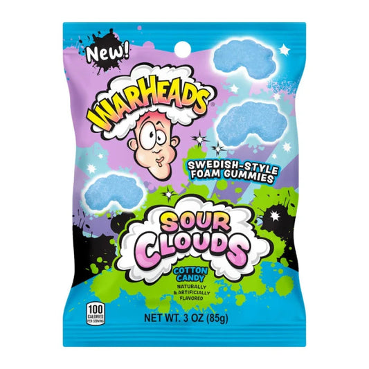 Warheads Sour Clouds Cotton Candy