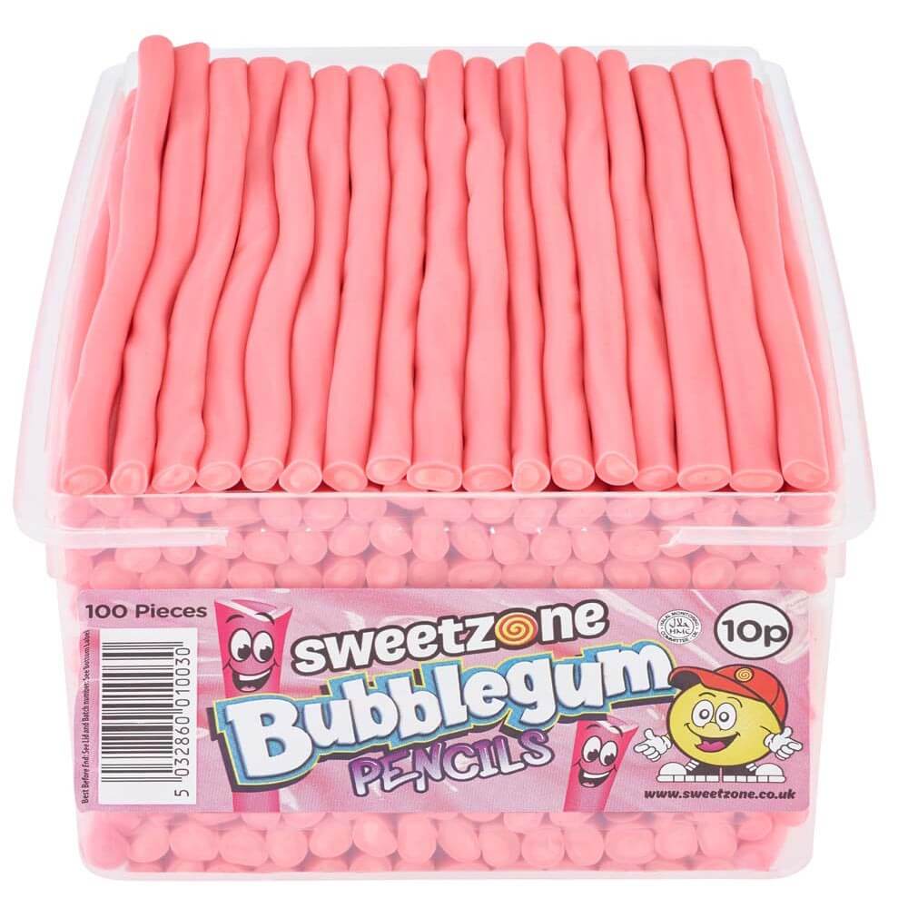 Sweetzone Bubblegum Pencils 1.1kg