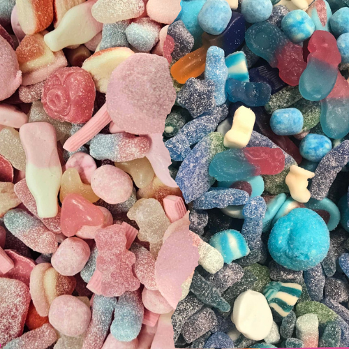 Blue & Pink Mix 100g