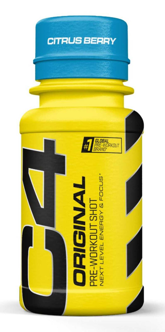 C4 Pre-Workout Shots Citrus Berry