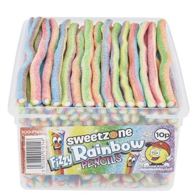 Sweetzone Fizzy Rainbow Pencils 1.1kg