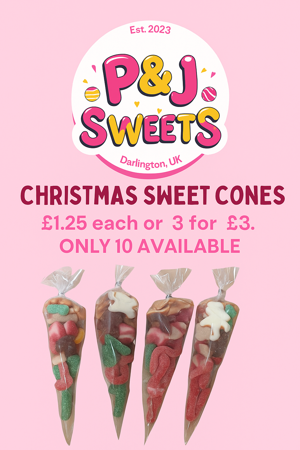 Christmas Sweet Cones