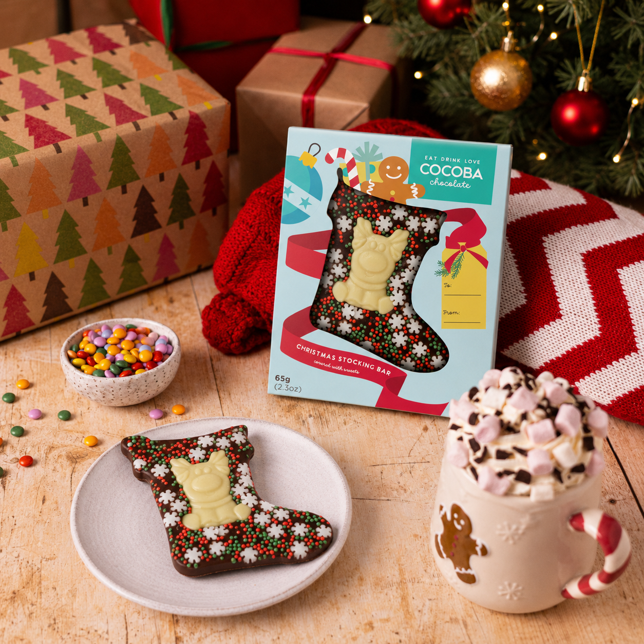 Cocoba Stocking Chocolate Bar