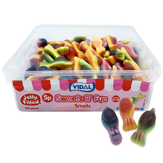 Vidal Jelly Filled Snails 780g