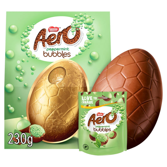 Aero Bubbles Peppermint Milk Chocolate Giant Easter Egg 230g