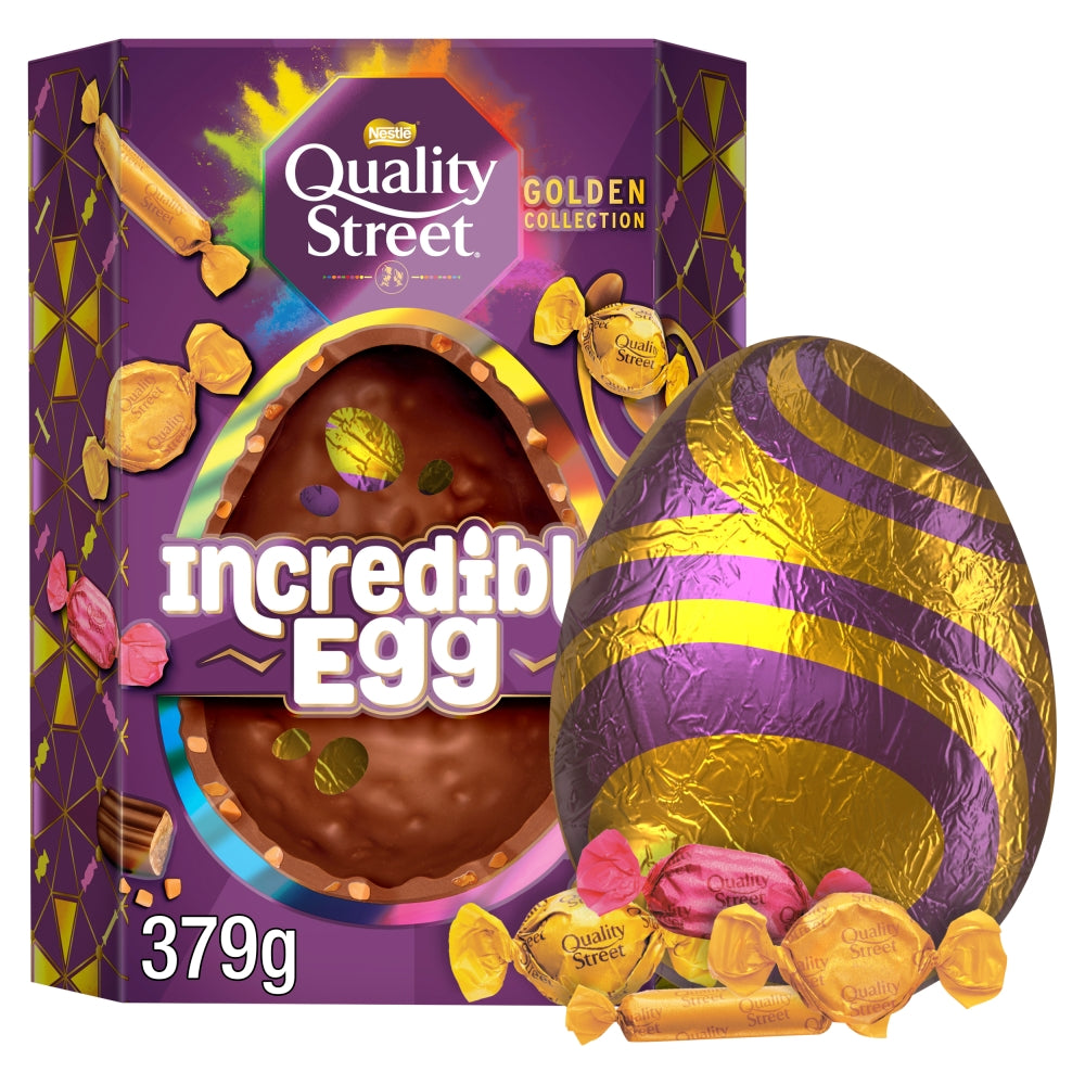 Quality Street Golden Collection Chocolate Incredible Easter Egg 379g