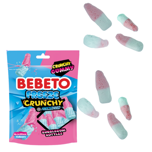Bebeto Freeze Dried Bubblegum Bottles 35g