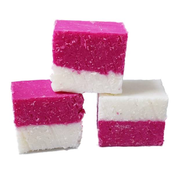 Coconut Ice Fudge
