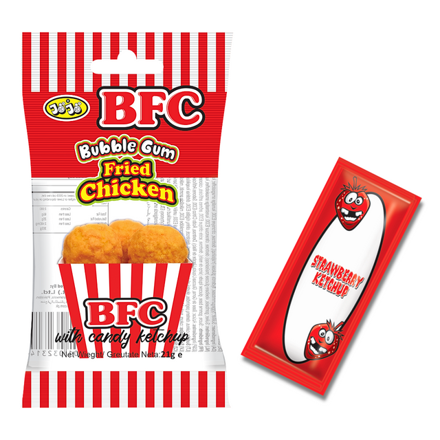 BFC Bubblegum Fried Chicken with Candy Ketchup