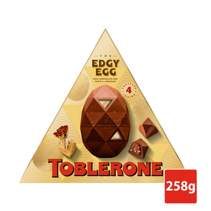 Toblerone The Edgy Egg Milk Chocolate Easter Egg 258g