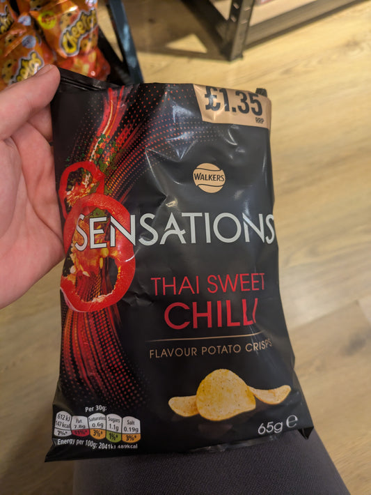 Walkers Sensations Thai Sweet Chilli 65g