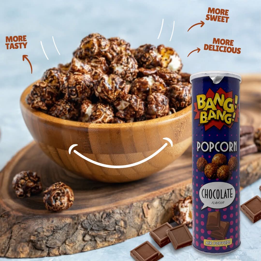 Bang! Bang! Popcorn Chocolate Flavour 85g