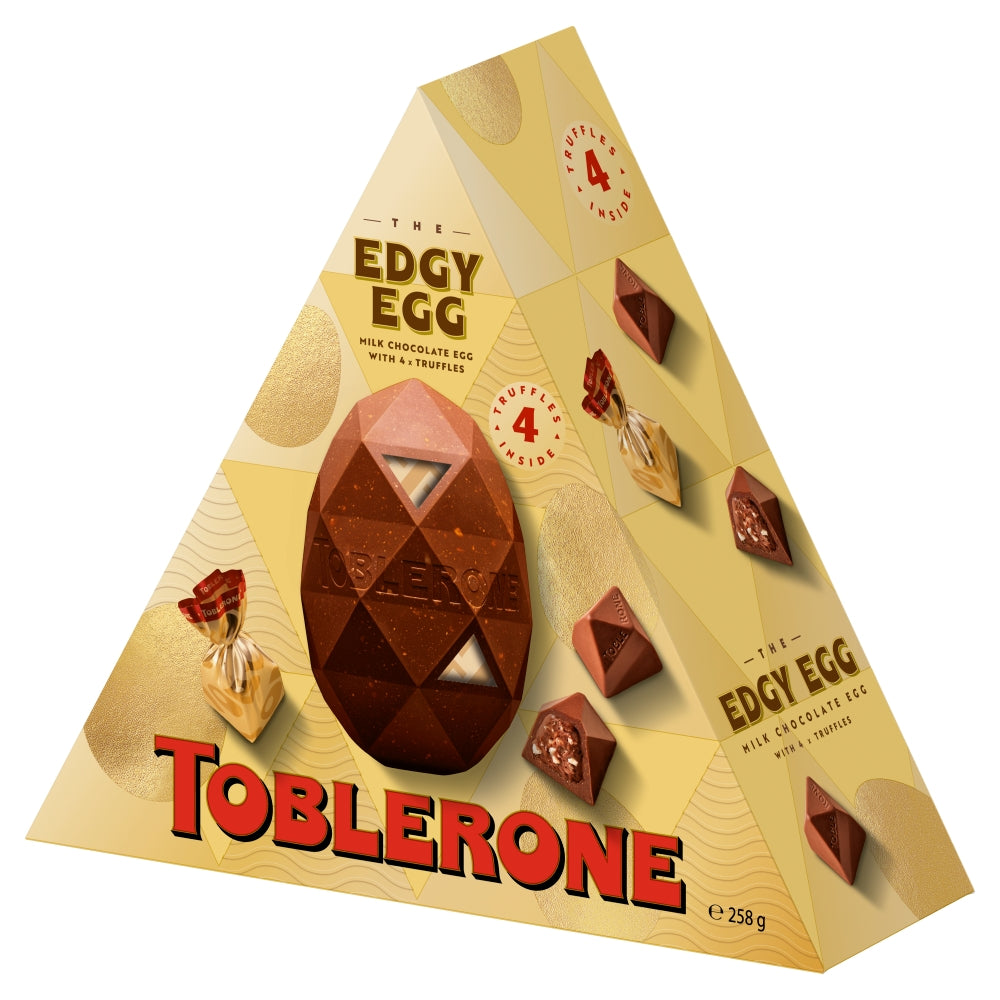 Toblerone The Edgy Egg Milk Chocolate Easter Egg 258g