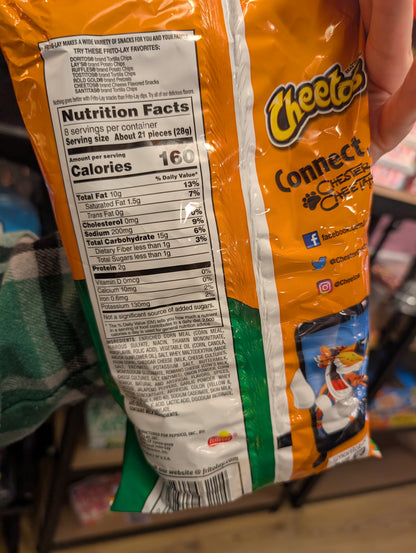 Cheetos Crunchy Cheddar Jalapeño 8oz (226g)