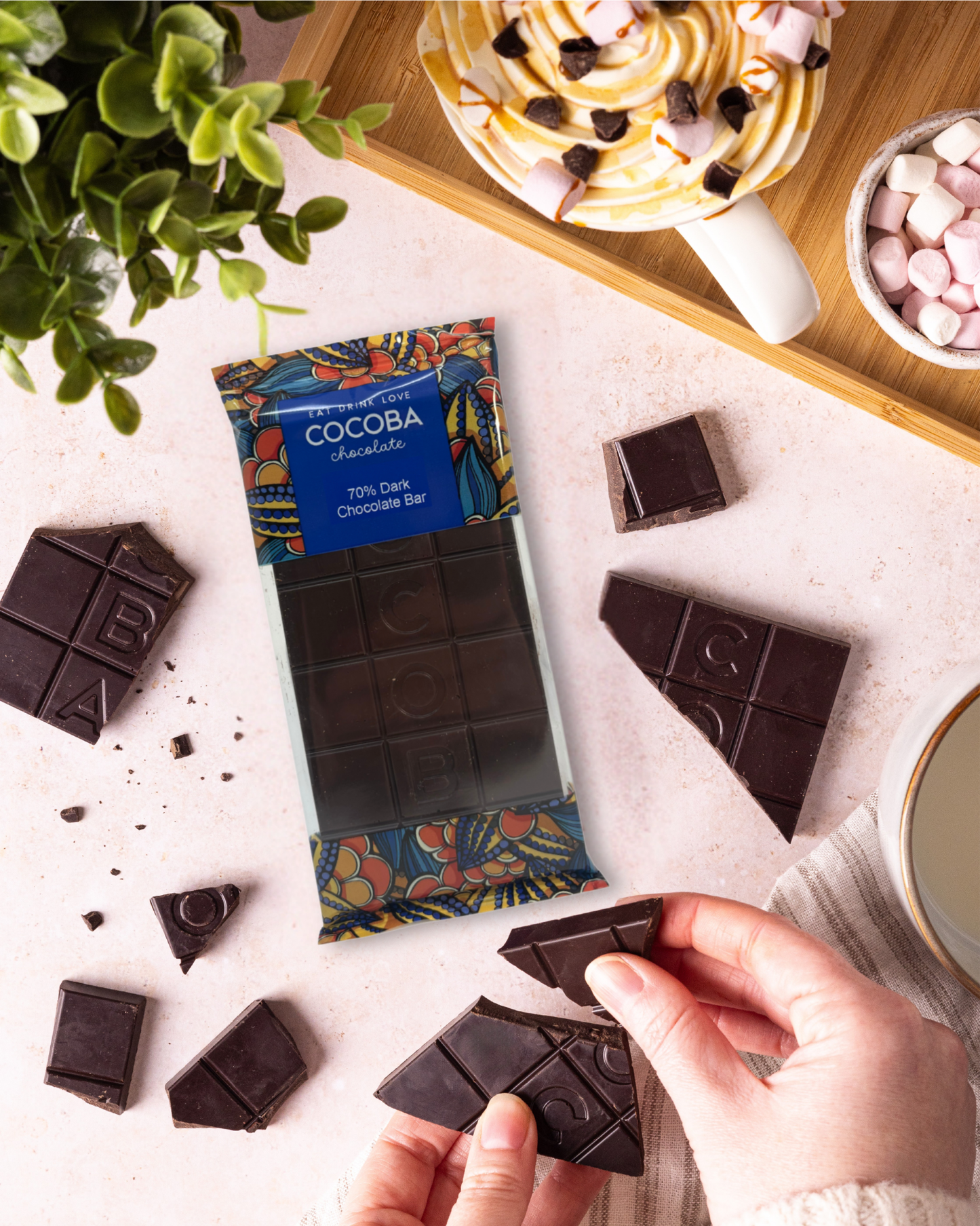 Cocoba 70% Dark Chocolate Bar