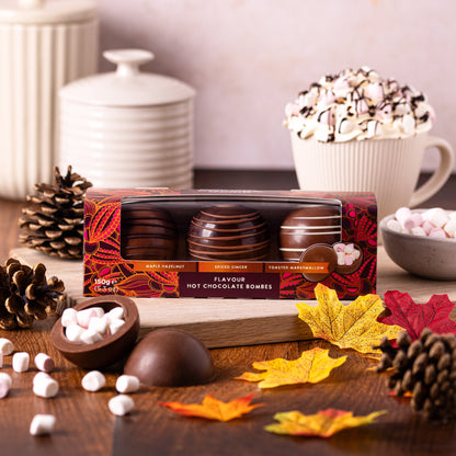 Cocoba Winter Warmer Hot Chocolate Bombes - Pack of 3