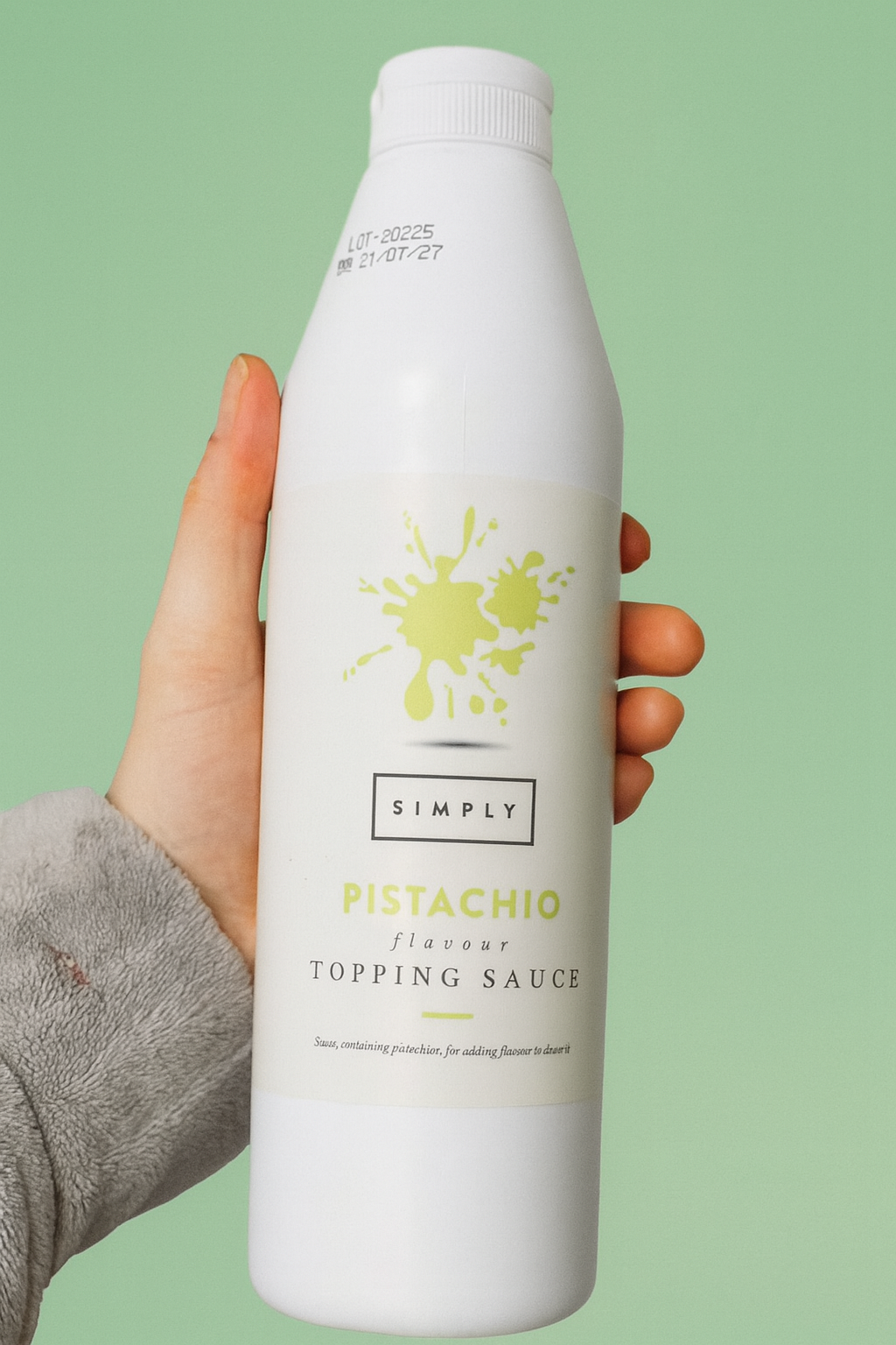 Simply Pistachio Flavour Topping Sauce 1kg