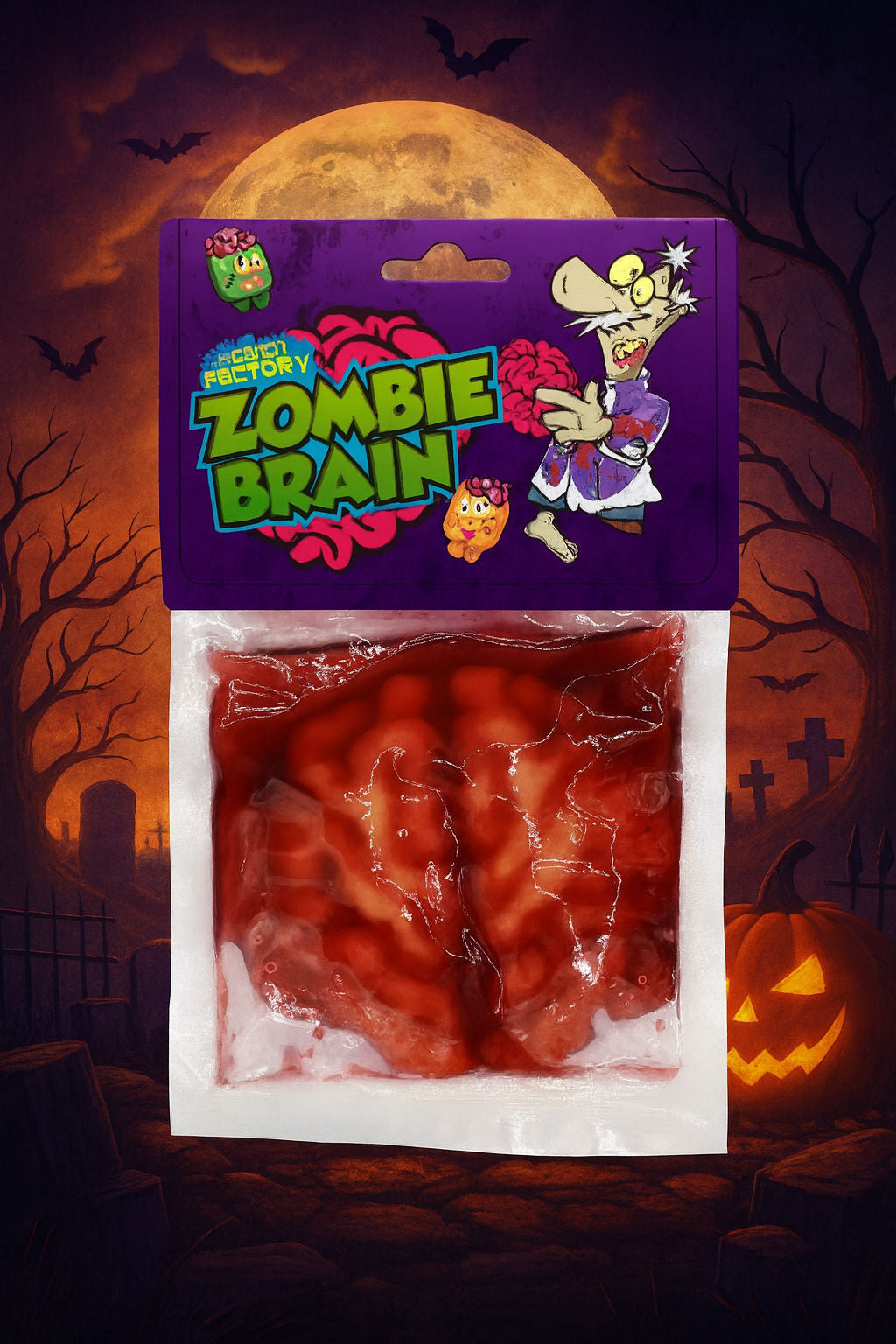 Crazy Candy Factory Zombie Brain 120g