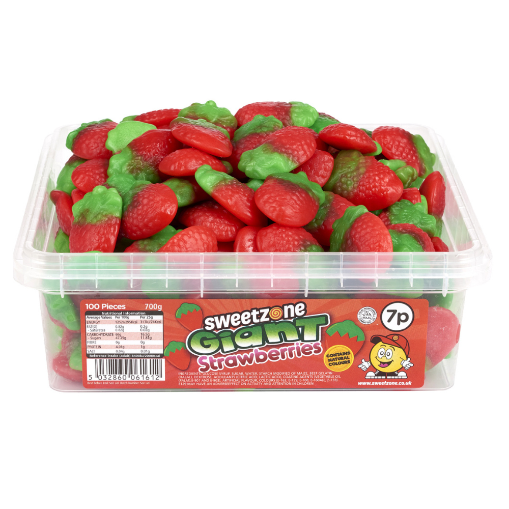 Sweetzone Giant Strawberries Tub 700g