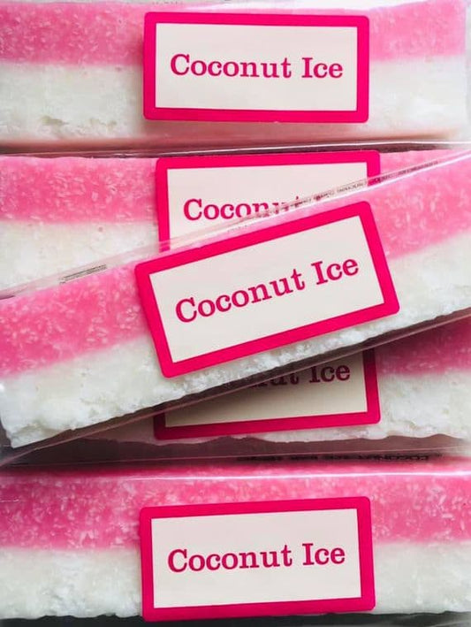 Coconut Ice Fudge Bar