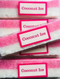 Coconut Ice Fudge Bar