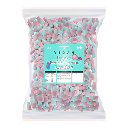 Candycrave Vegan Fizzy Bubblegum Bottles 2kg