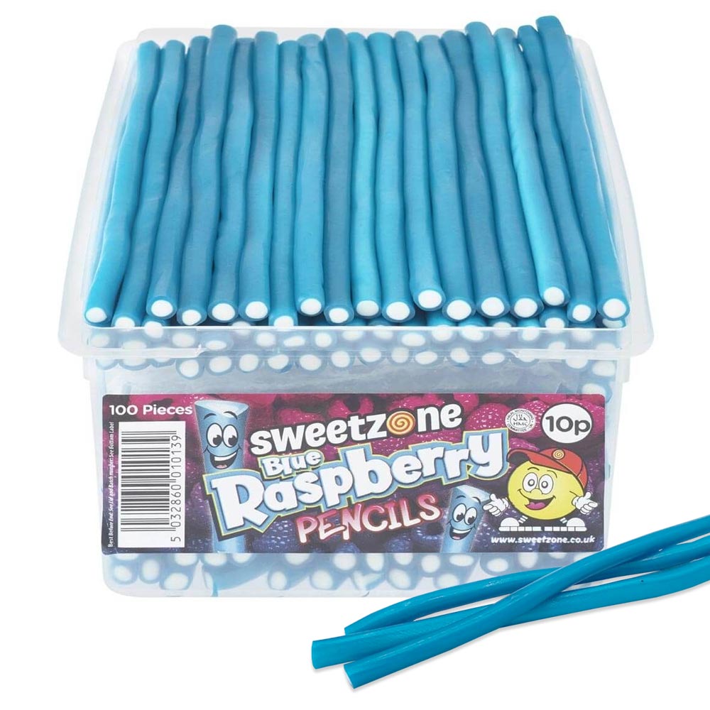 Sweetzone Blue Raspberry Pencils 1.1kg