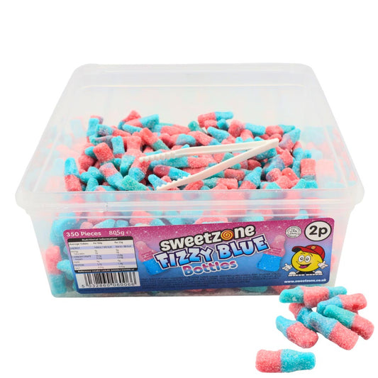 Sweetzone Fizzy Blue Bottles 805g