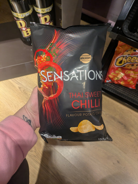 Walkers Sensations Thai Sweet Chilli 150g