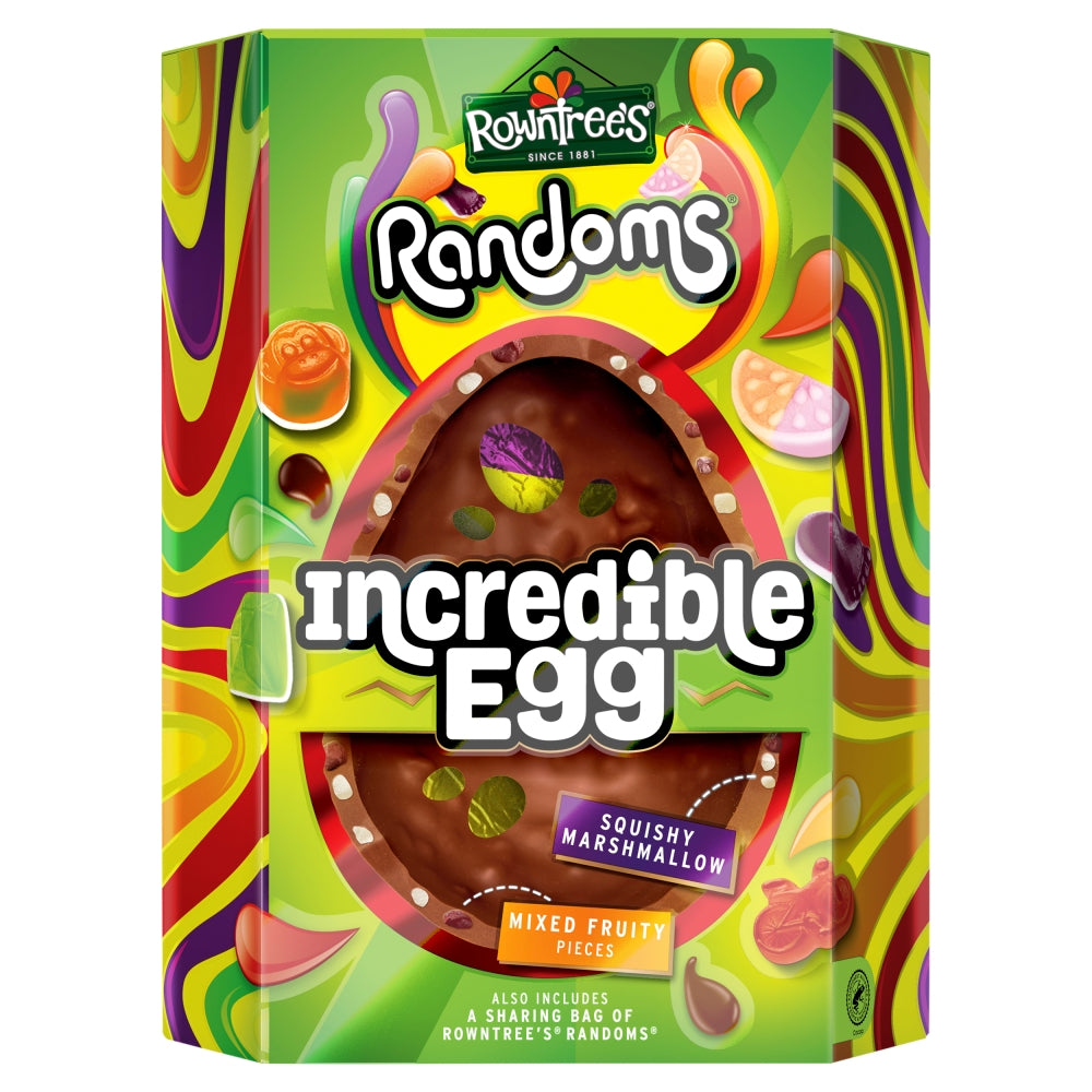 Rowntree's Randoms Milk Chocolate Incredible Easter Egg 380g