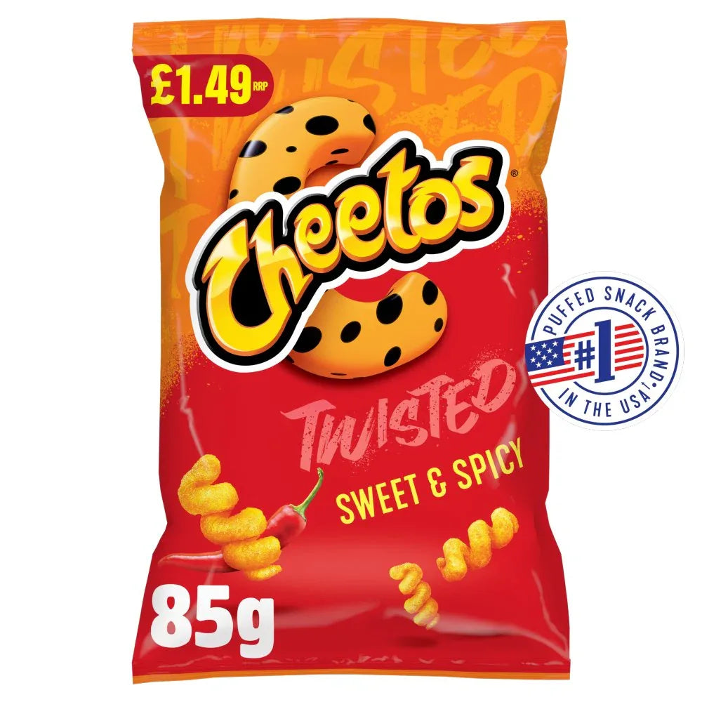Cheetos Twisted Sweet & Spicy Sharing Crisps 90g