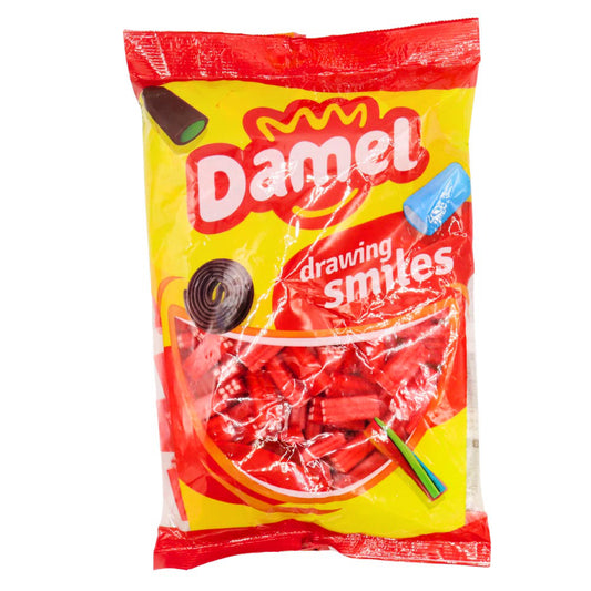 Damel Strawberry Shiny Bricks Bag 1kg